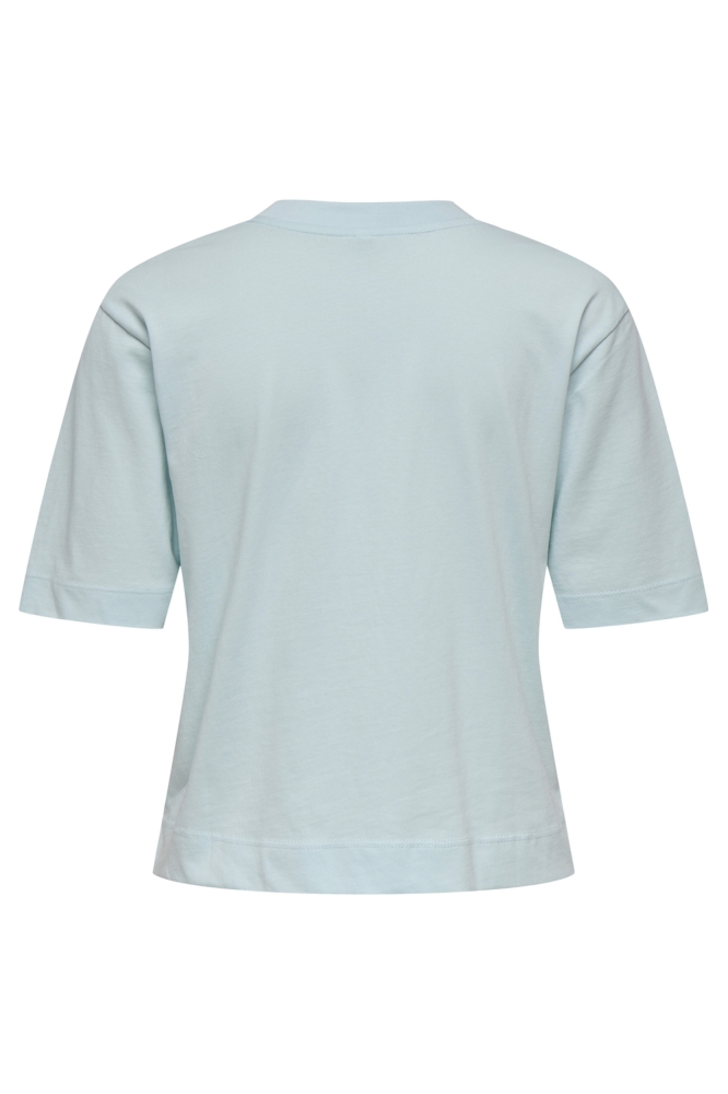 ONLVITA LIFE S/S SUMMER TOP BOX JRS 15349876 STARLIGHT BLUE/SUNSHINE